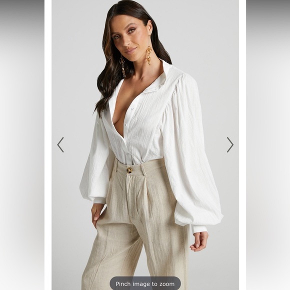 Showpo Sonyeta Balloon Sleeve Blouse - Picture 7 of 9